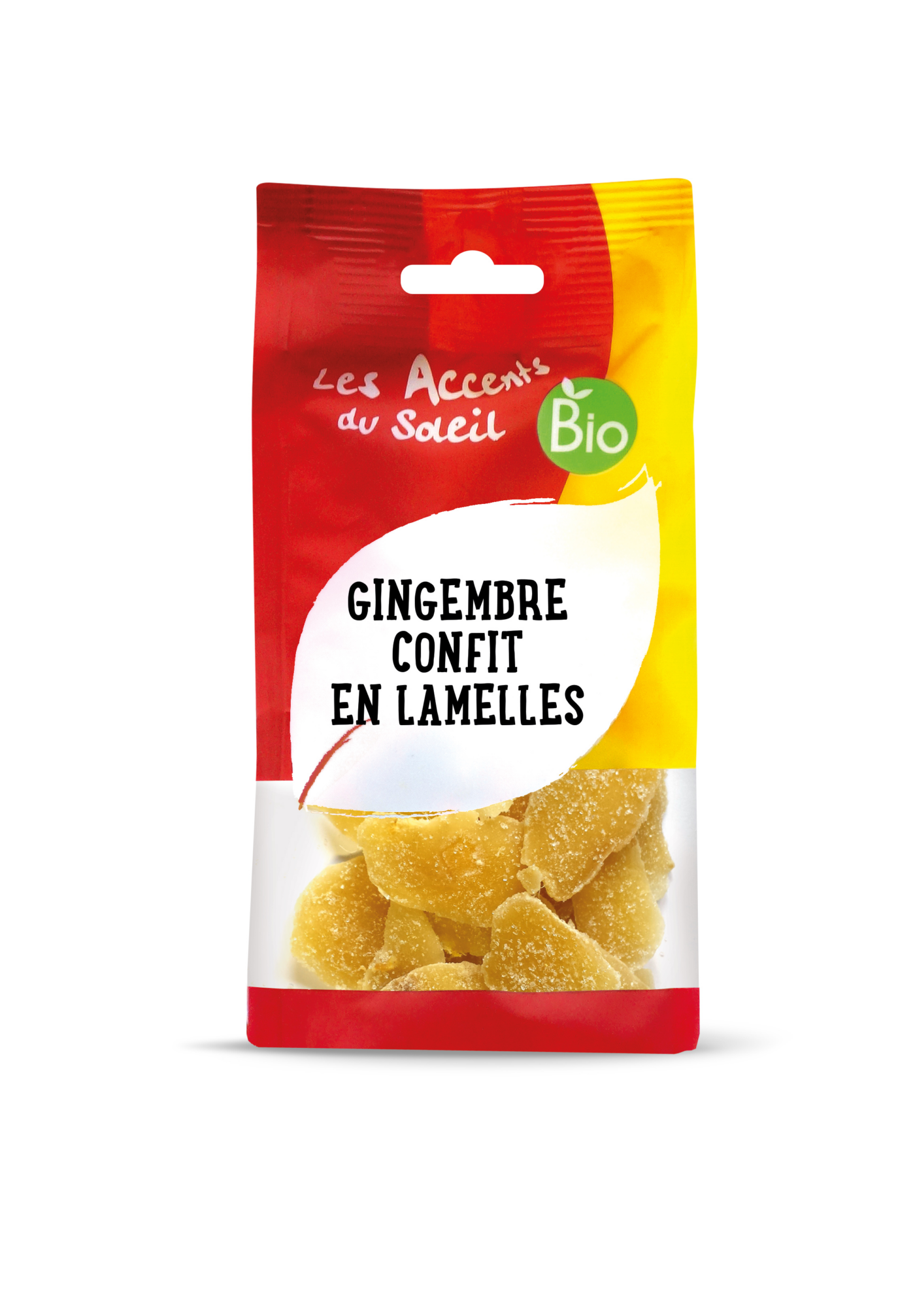 Gingembre confit en lamelles